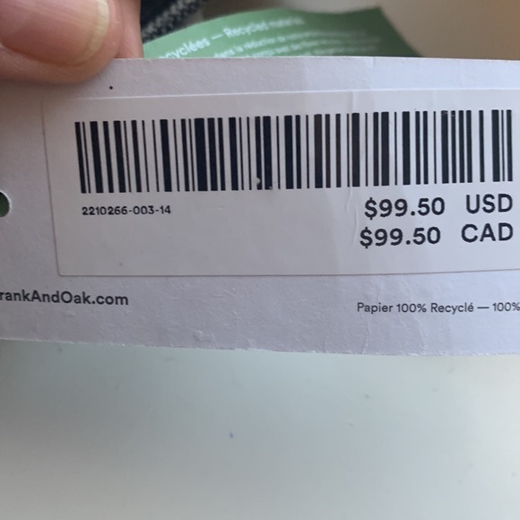 New Frank and Oak wool blended trousers size 14 but a small 14 - Picture 5 of 6